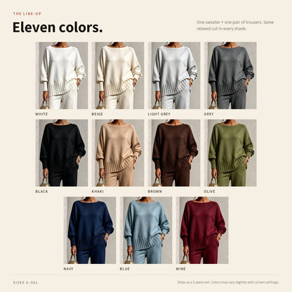🤲New Arrivals🔥Hot Sale Soft Cashmere Casual Sweater Suit