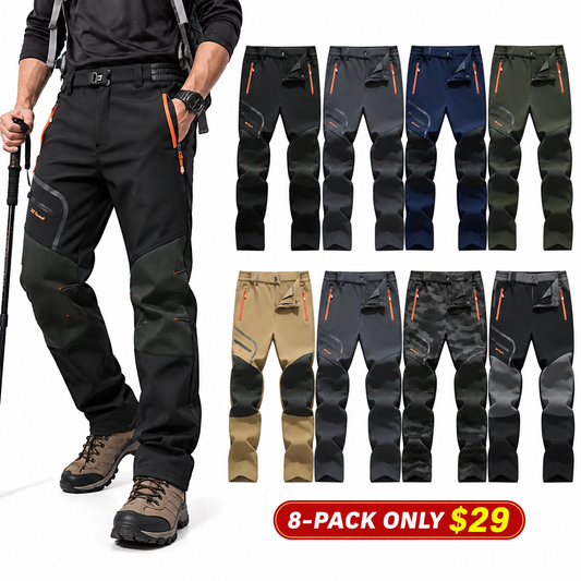 ❄️Winter Mega Sale❄️ 8-PACK ONLY $29 | Fleece-Lined Waterproof Thermal Pants – Stay Warm All Winter!